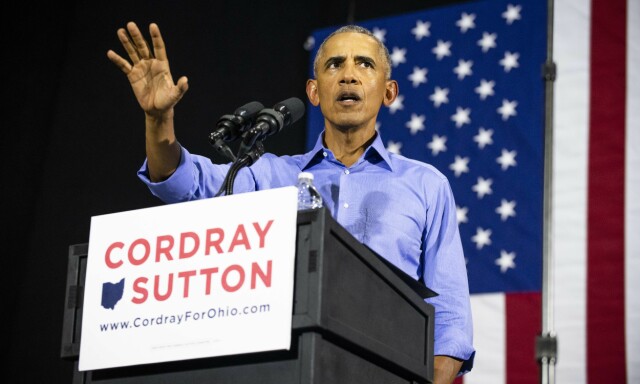 Obama er tilbake i politikken: - Jeg trenger at dere stiller opp